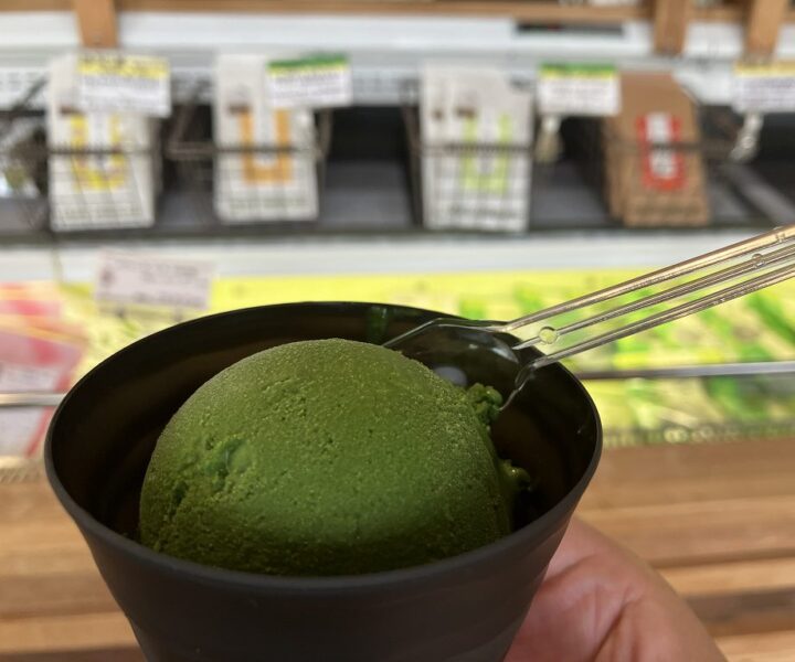 No.6でも濃厚な抹茶味 ななや藤枝店の抹茶ジェラート