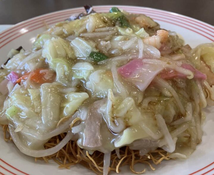 ランチタイムを逃してもイオンモールのリンガーハットで皿うどん