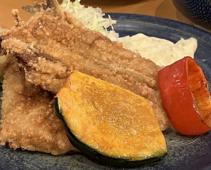 イワシの竜田揚げで昼呑みは魚河岸 大作 アスティ静岡東館店