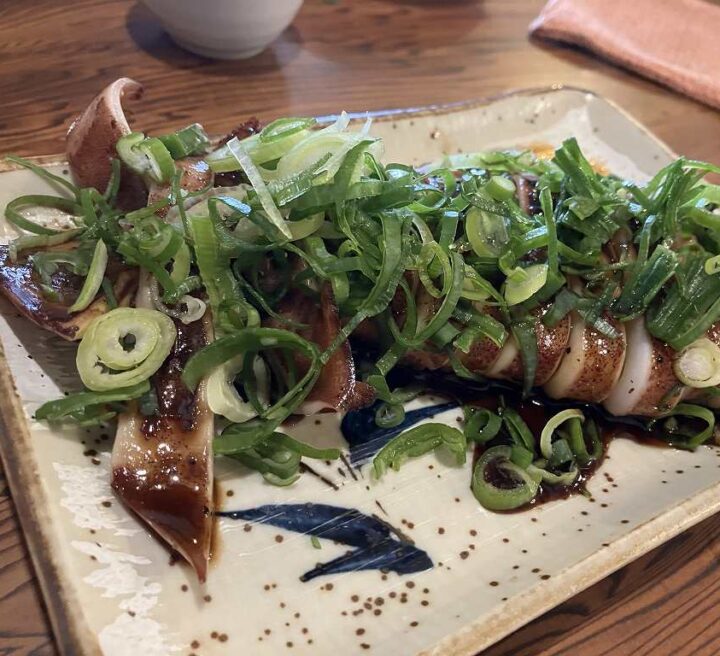 海老塚の住よしで秋刀魚とイカの丸焼きをアテに日本酒三昧