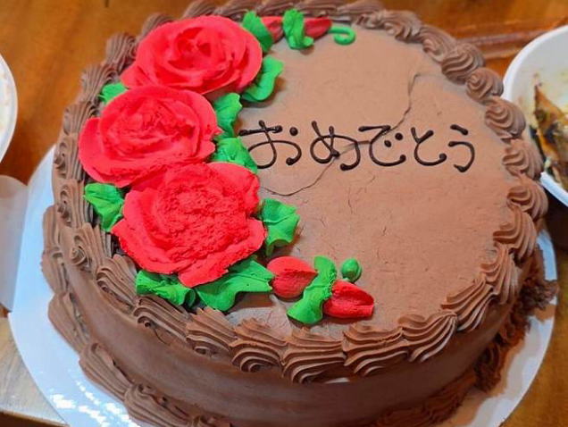 おめでとうのケーキ