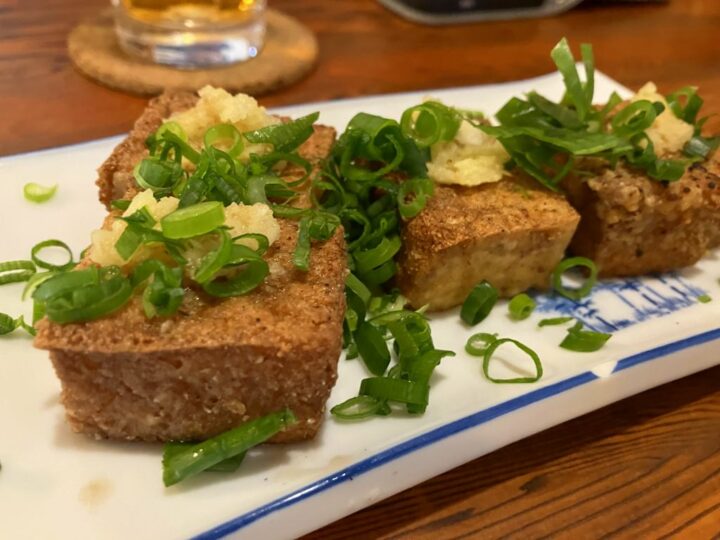 揚げ厚あげの生姜醤油