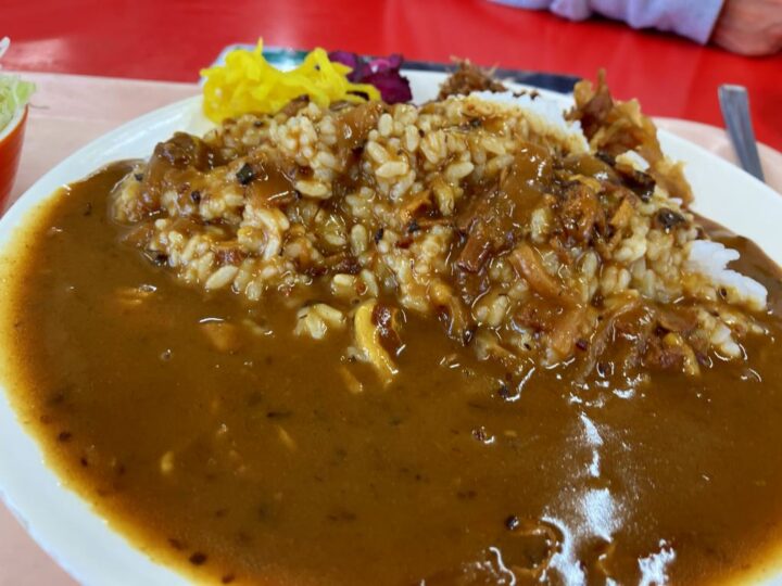 トラック野郎 御用達 浜松トラックステーションで大盛りカレー
