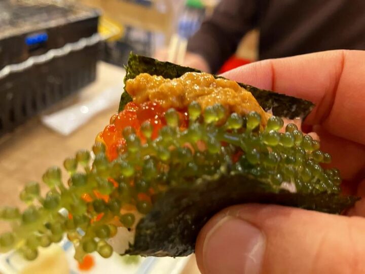 始発の赤電で信州バス旅行の前に磯丸水産で早朝海鮮飲み