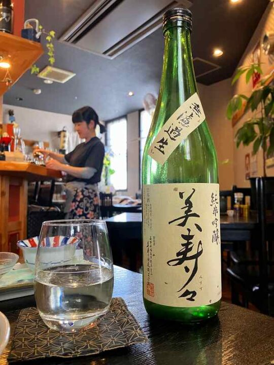 美須々 純吟 無濾過生酒（塩尻）