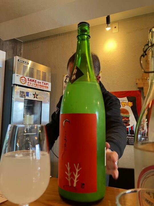 黒松仙醸こんな夜に特別純米はしり酒鹿のボトル