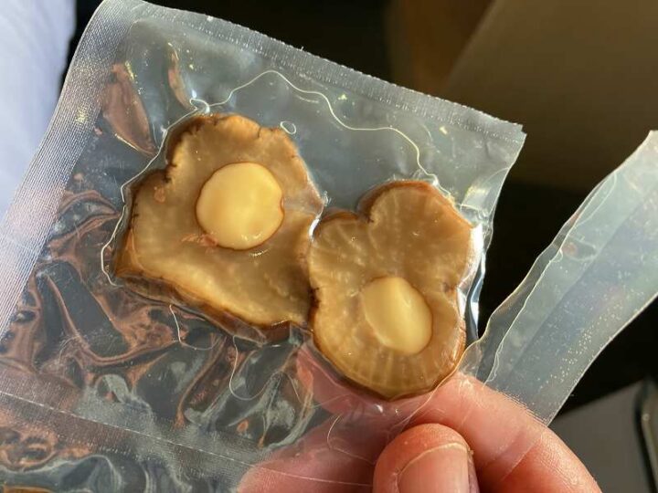 いぶりがっことクリームチーズのつまみ