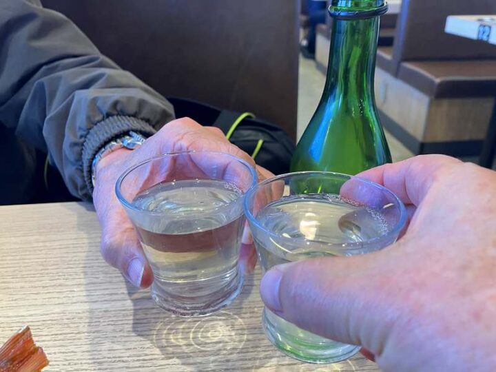萩錦で乾杯