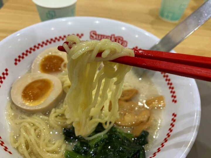 スガキヤラーメン 麺リフト 細麺ストレート