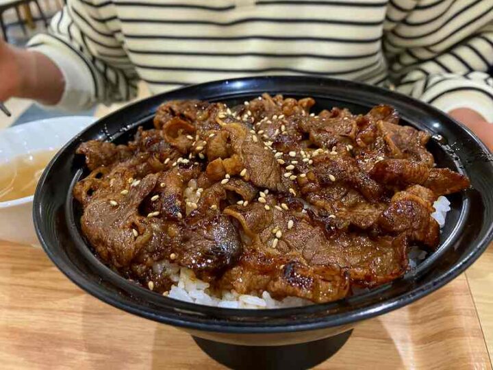 牛角焼肉食堂 イオンモール浜松市野店 カルビ丼