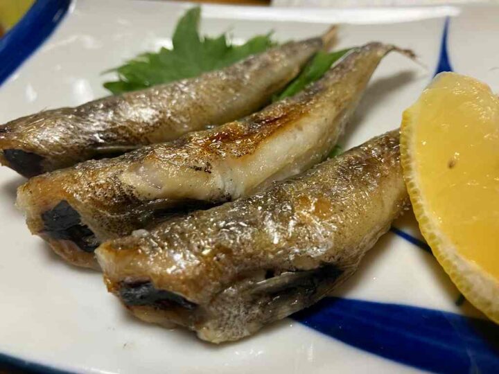メヒカリの塩焼き