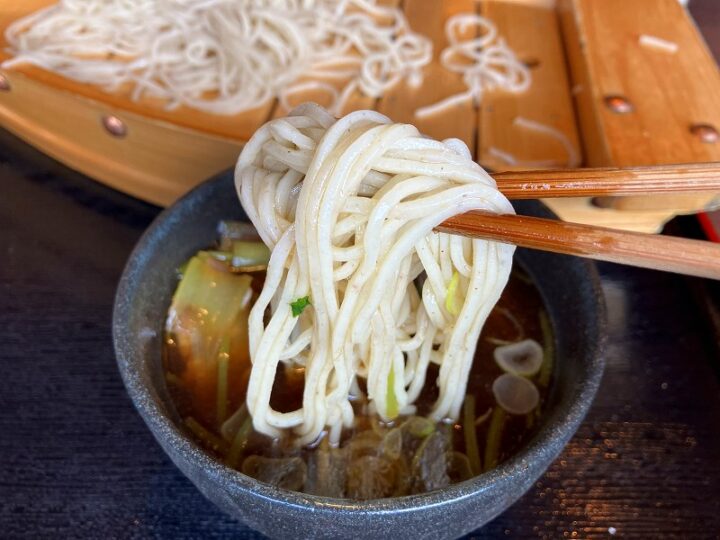 鴨の旨みが際立つつけ汁