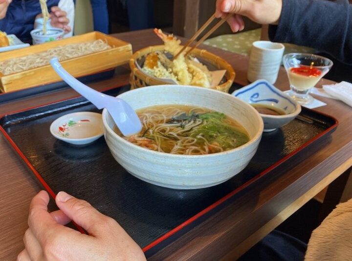春の天ぷら蕎麦膳
