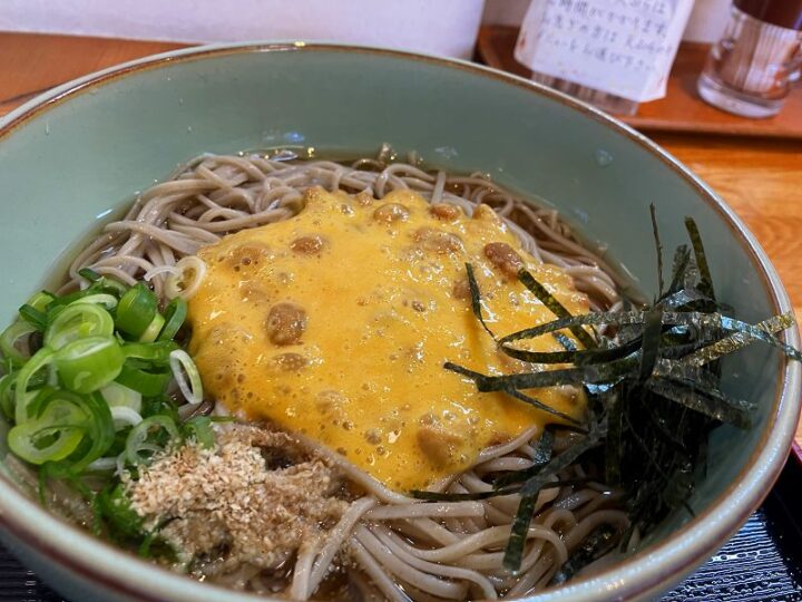 貴布祢うどんとそばの勇志屋でいつでも食べたい納豆そば