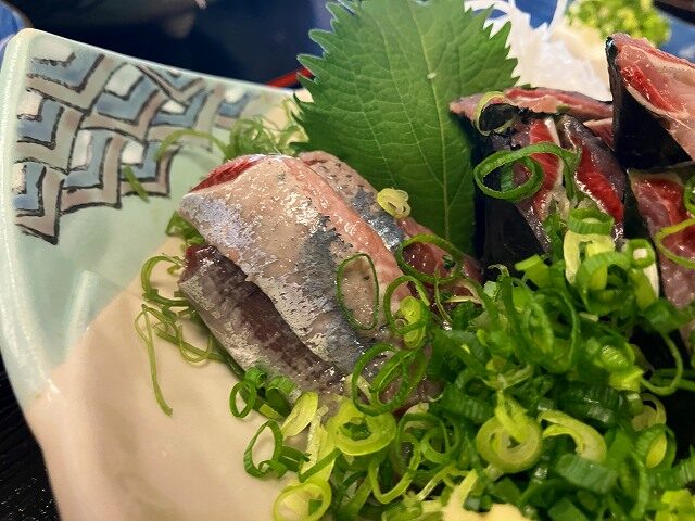新鮮ないわしの刺身
