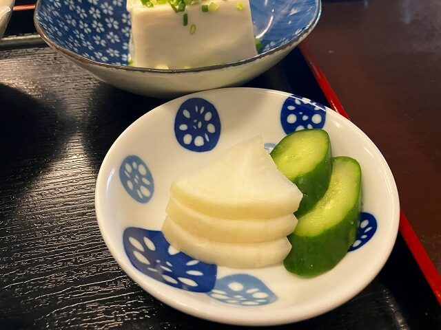 大根ときゅうりの漬物