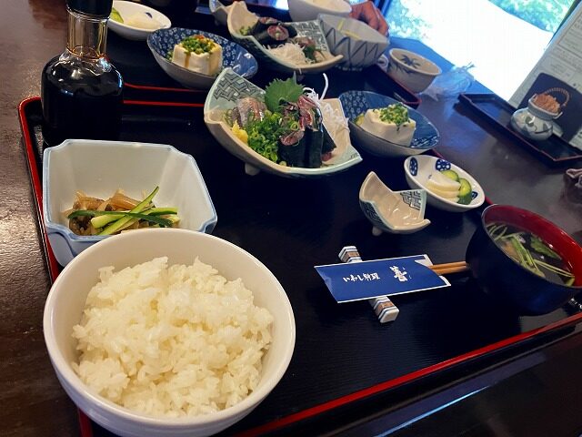 いわし刺身定食