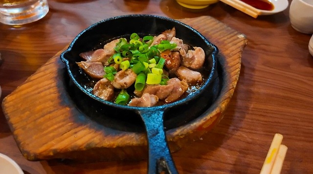 香ばしい鶏焼き