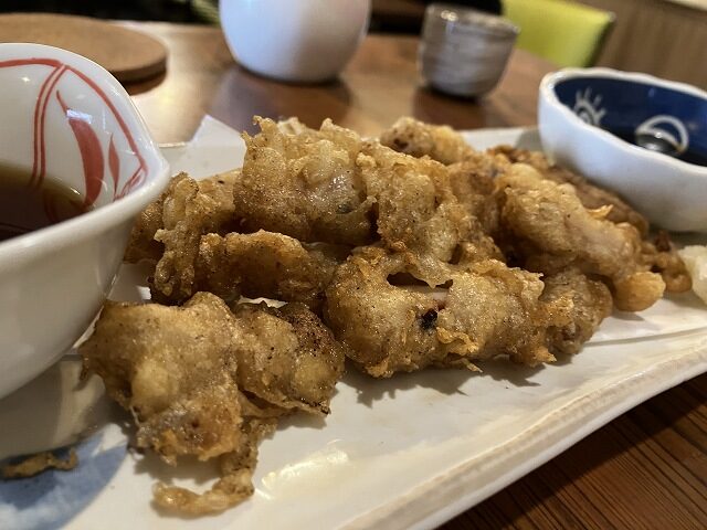 住よしのやわらかイカの天ぷら