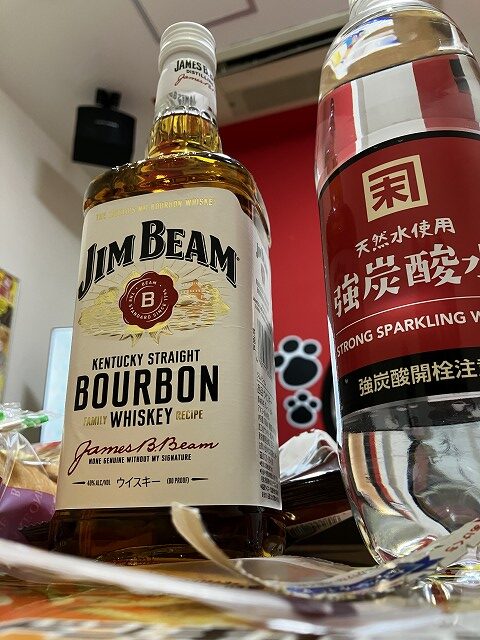 ジムビームと強炭酸水で作るハイボール