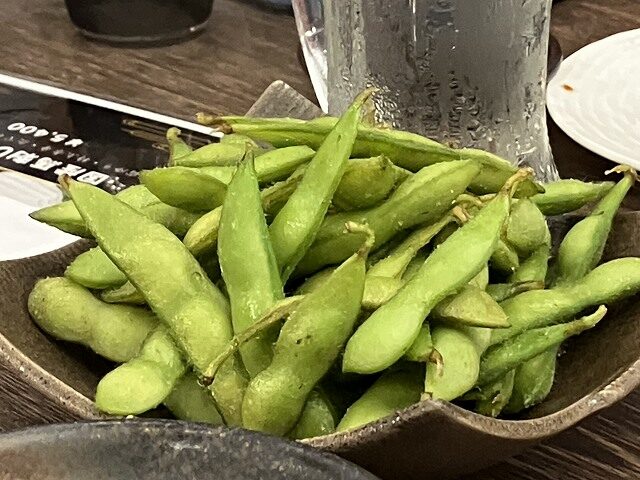 茹でたての枝豆
