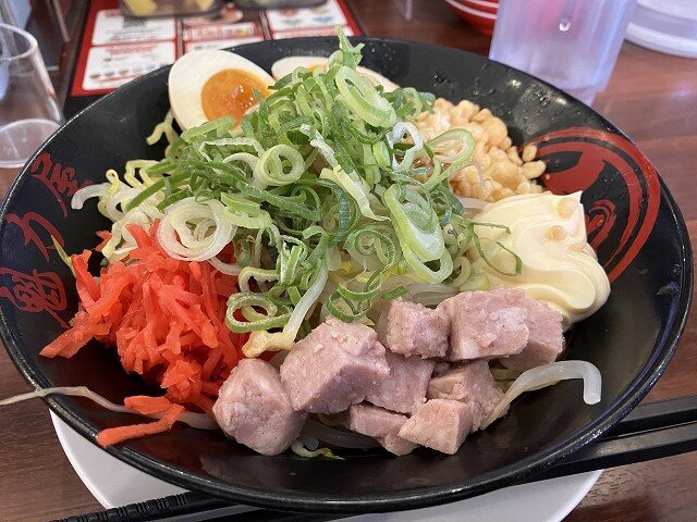 新発売の冷やし中華全景