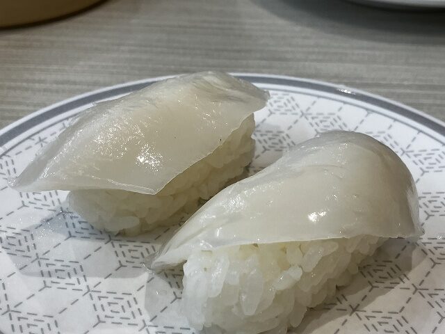 アカイカの握り寿司