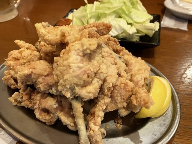 追加注文したチューリップ揚げ