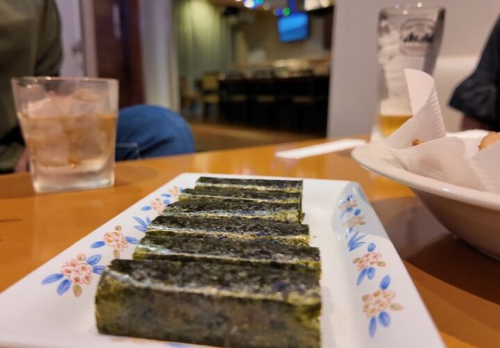 美味しいチーズ海苔巻き